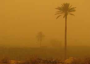 گردوغبار جمعه در خوزستان